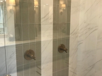 shower with dual shower heads